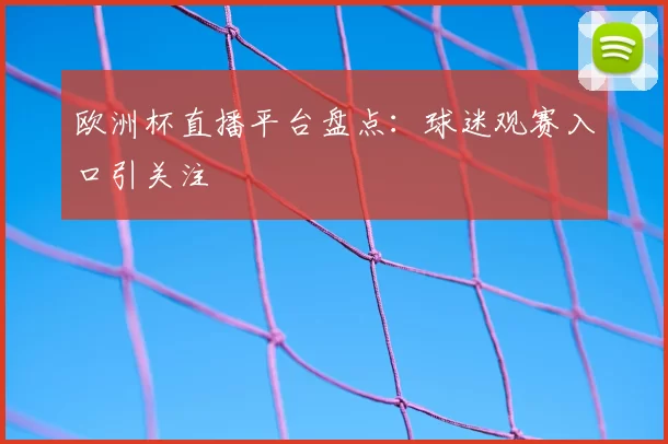 欧洲杯直播平台盘点：球迷观赛入口引关注